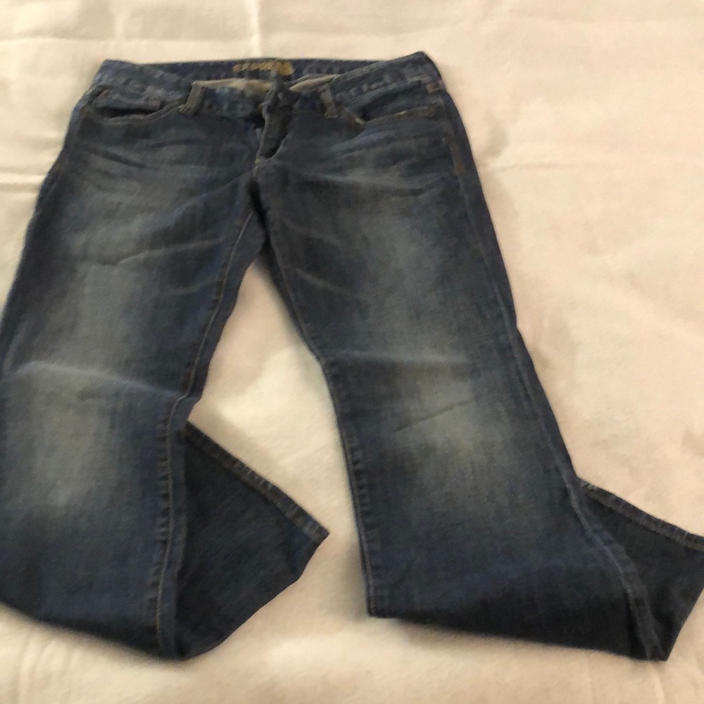 Women’s express bootcut blue jeans